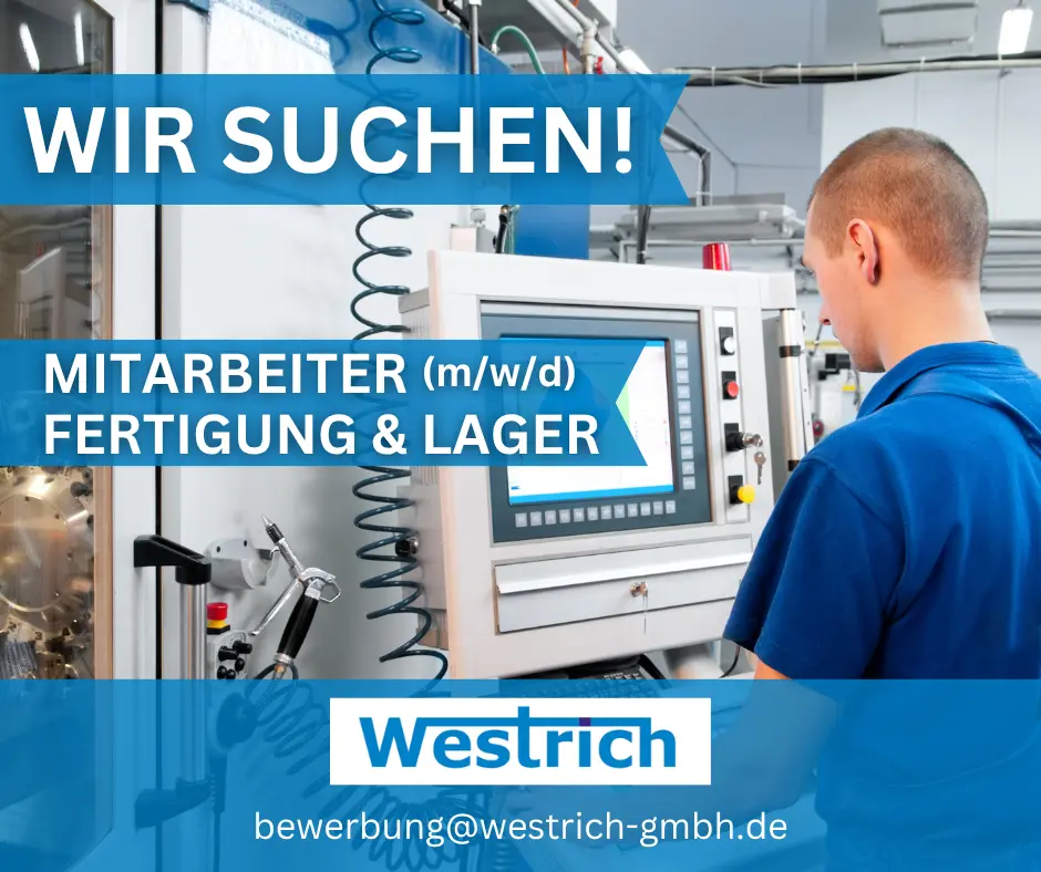 Mitarbeiter für Fertigung & Lager (m/w/d)